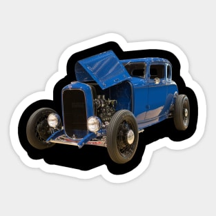 1932 Ford Coupe Hot Rod Highboy Sticker
